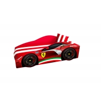 Кровать -машинка Elite Ferrari+матрас Viorina-Deko